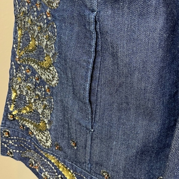 Chico’s Denim collared jacket - Picture 9 of 10